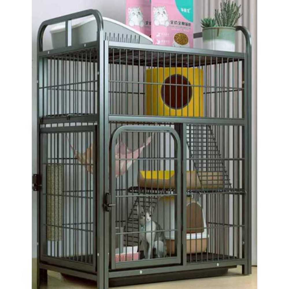 철제 다람쥐 케이지 고양이 하우스 빌라 휴식 공간 3층 - 상품 이미지