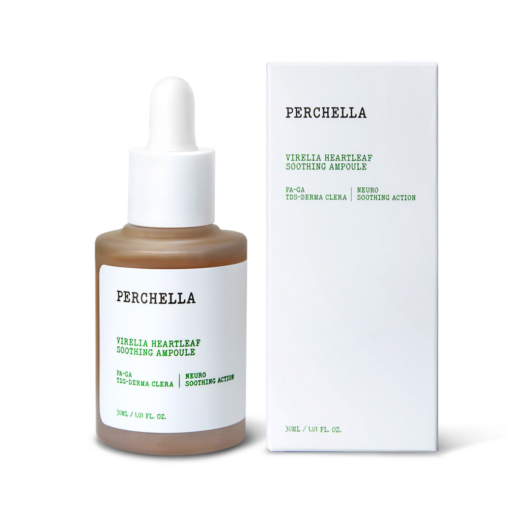 순한 수분 보습 페르셀라 수딩 앰플 어성초 78만ppm 히알루론산 솔루션 30ml - 상품 이미지