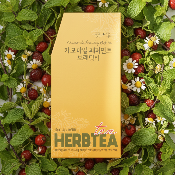 카모마일 브랜딩 허브차 티백차 1+1 - 상세 이미지 2