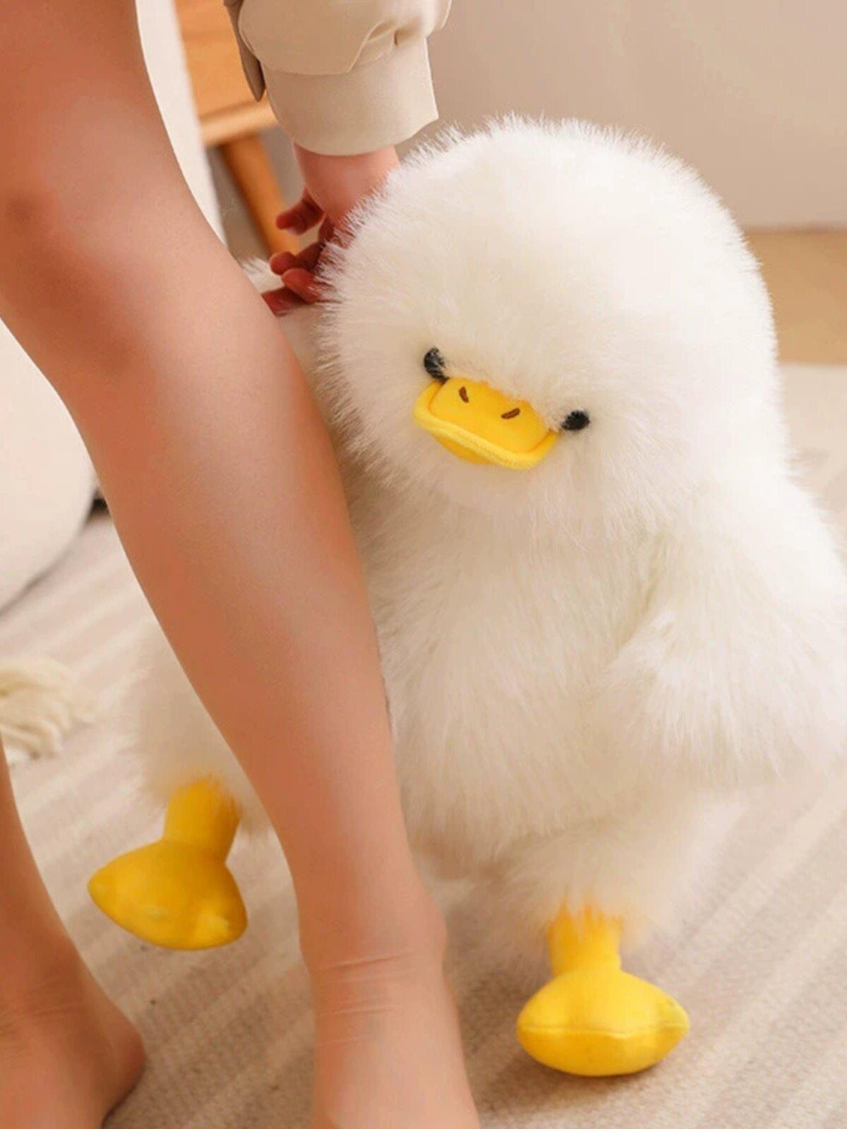 병아리 애착 안고자는 선물 침대 동물 수면 포근한 인형 노란 대왕 - 상세 이미지 5