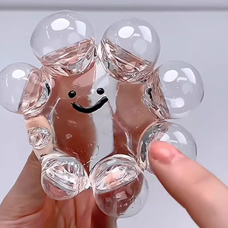 스마일 물방울 거품 버블 말랑이 슬랑이 타바 스퀴시 스트레스볼 쫀득 슬라임 액체괴물 주사기 이미지 6