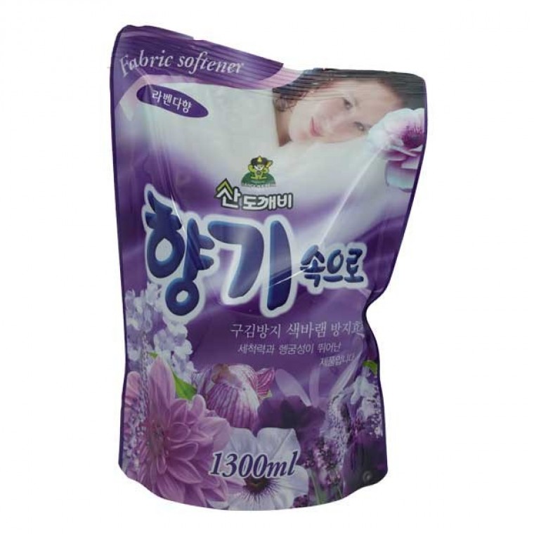 산도깨비 섬유유연제 라벤다 1300ml 액상형 섬유세제 - 상품 이미지