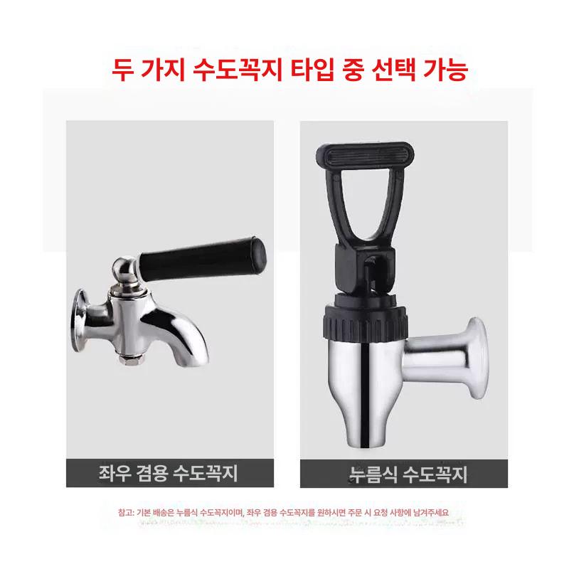 100l 밸브 업소용육수통 국솥 200l 대용량 사골 곰숱 냄비 스테인리스 곰솥 양동이 - 상세 이미지 5