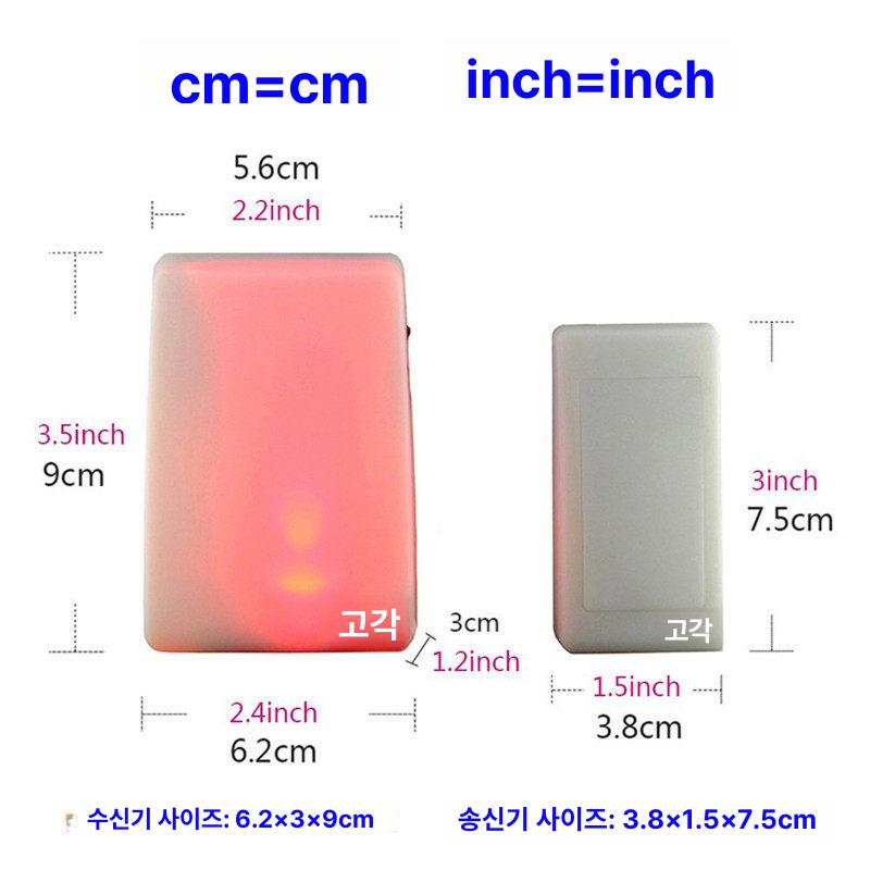 청각 장애인용 초인종 플래시 발광 무선 전화 불빛 1대1 - 상세 이미지 5