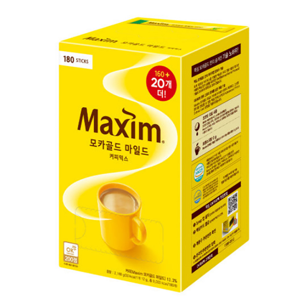 (무배) 맥심 모카골드 마일드 커피믹스 180스틱 - 상품 이미지
