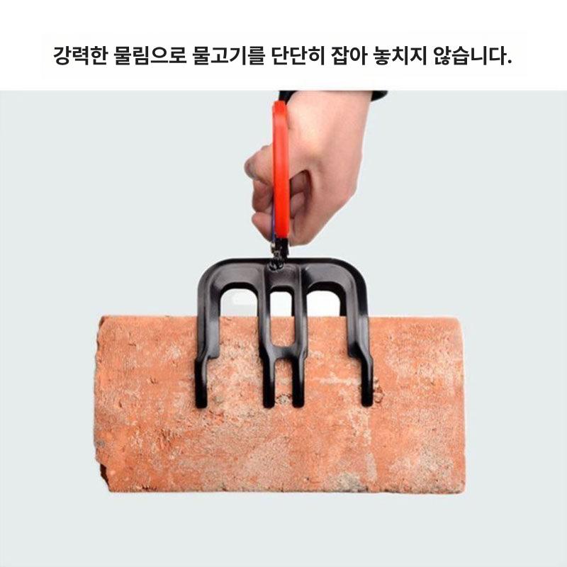 메탈릭물고기집게 레기 삼지창 괭이 개간 구덩이 실용형 실속 포크 밭고랑 갈퀴 - 상세 이미지 4