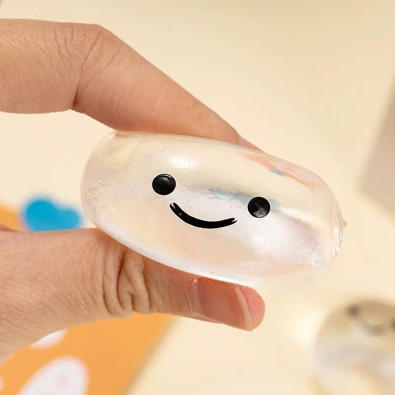 스마일 물방울 거품 버블 말랑이 슬랑이 타바 스퀴시 스트레스볼 쫀득 슬라임 액체괴물 주사기 - 상세 이미지 4