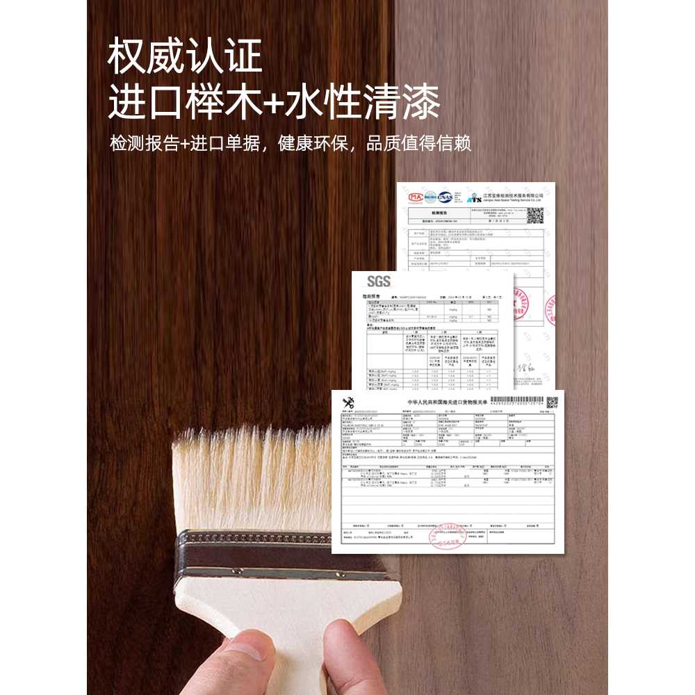 행거 원목 옷걸이 가정용 침실 드레스룸 코트 수납 선반 60cm - 상세 이미지 5