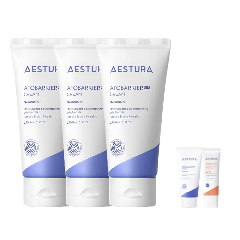 에스트라 아토베리어 365 크림 80ml 3개 + 크림30ml 1개+선크림 20ml 1개 - 상품 이미지