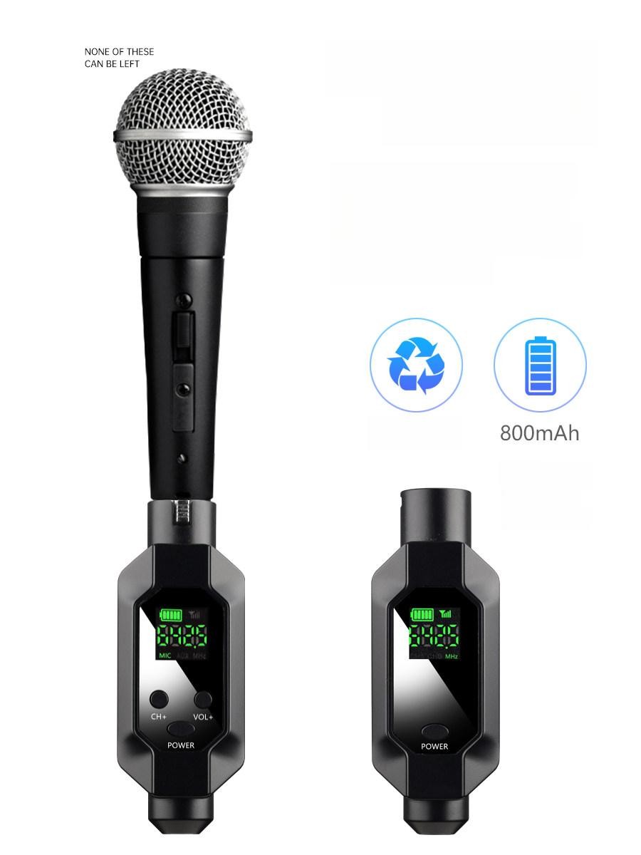 무선마이크 컨버터 송수신기 5V 가동권 XLR 1대1 - 상품 이미지