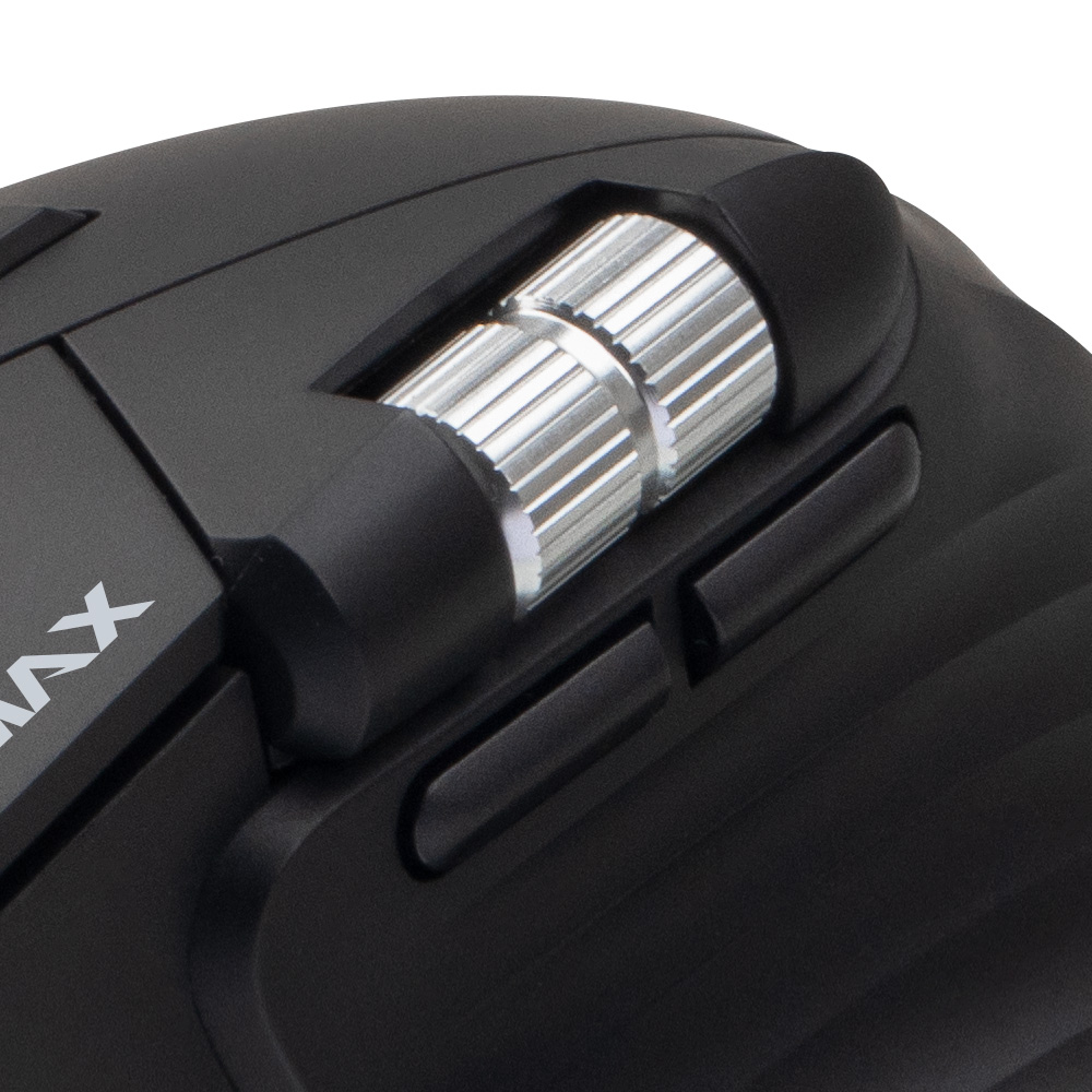 지오맥스 무한휠 듀얼 무선 인체공학 버티컬 마우스 블랙 GM-MX1100 이미지 8