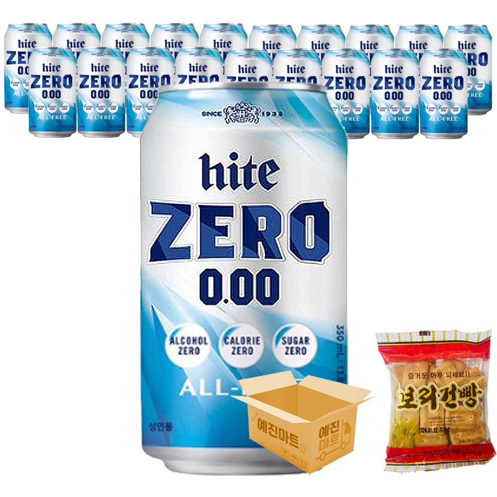 예진마트 하이트 제로 350ml x 20캔 논알콜 맥주맛 음료 - 상품 이미지