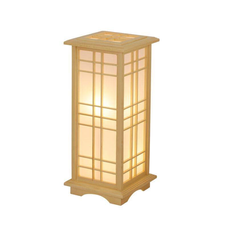 원목 일본풍 플로어 스탠드 조명 다다미 거실 무드등 로그 S 45CM - 상품 이미지