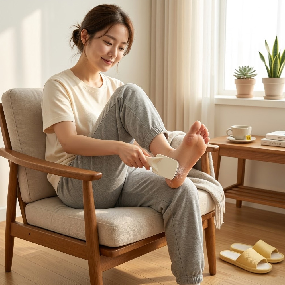발각질 제거 발바닥 뒤꿈치 굳은살 제거기 뒷꿈치 관리 풋파일 - 상세 이미지 4