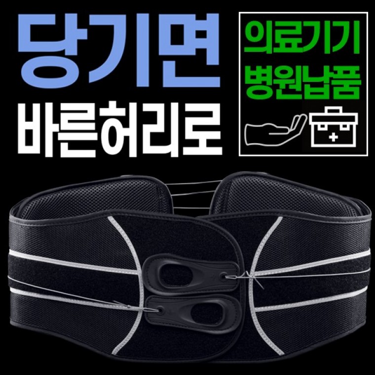 허리보호대 의료용 복대 척추교정 견인치료 요추치료 디스크 대형 병원추천 선물 출고 - 상품 이미지