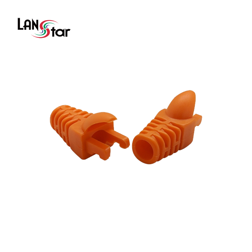 랜스타 LSN-BOOT-LOCK-OR RJ45 락부트 슬림 타입 6Pi Orange - 상품 이미지