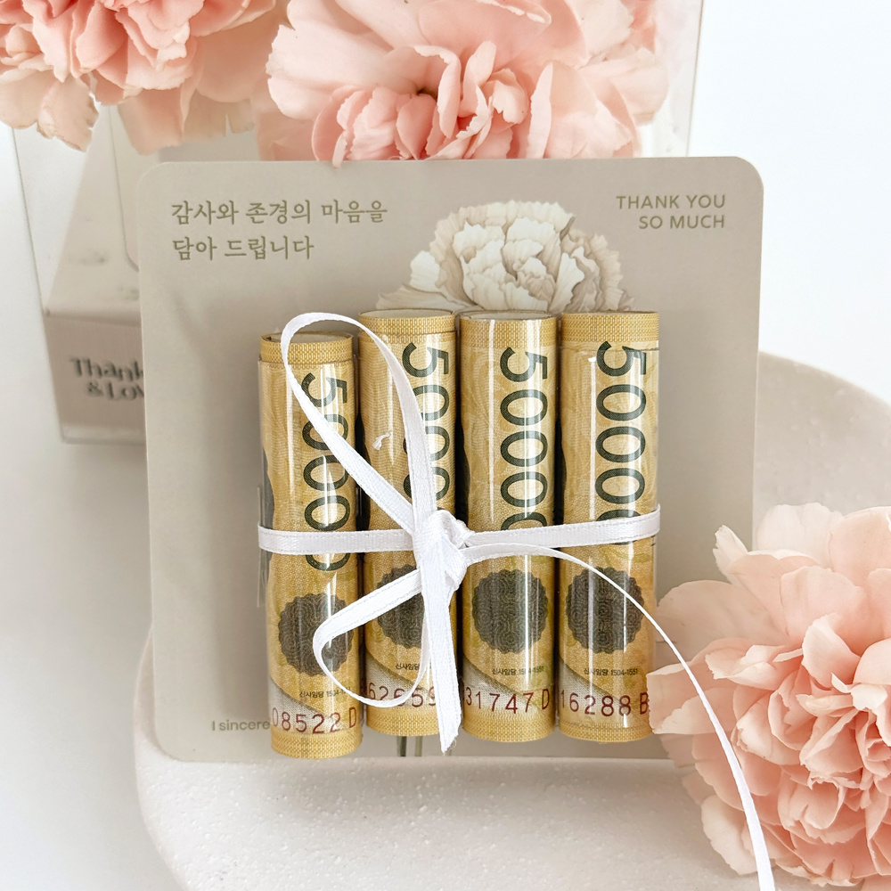 어버이날 생일 생신 용돈 카드 엽서 카네이션 과일 선물 포장