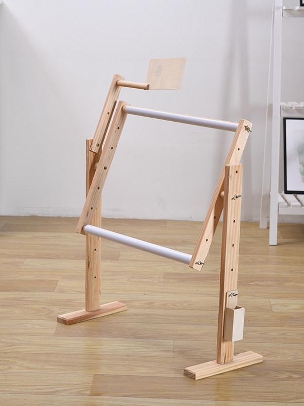 좌식 프랑스 십자수틀 0cm 본색 세트 단일 항목 - 상품 이미지
