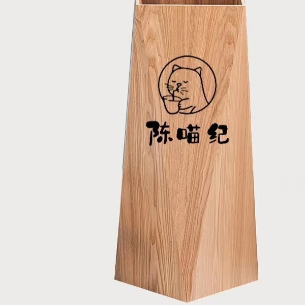 로비쓰레기통 원목 북유럽 모던 인테리어 디자인 기하학적 입체 다각형 틈새 공간 활용 - 상세 이미지 3