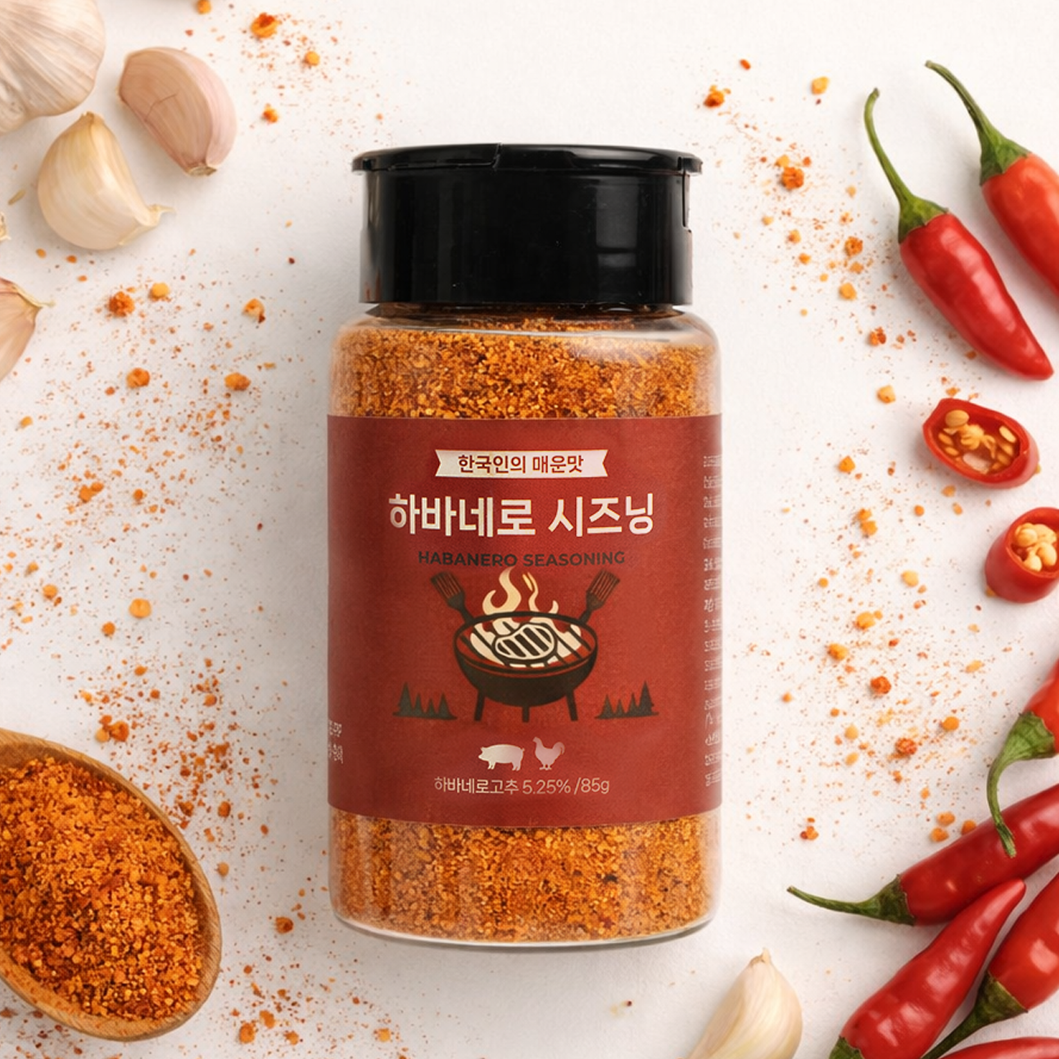 꾸버스 삼겹살 바베큐 시즈닝 통삼겹 훈제 스테이크 소스 가루 캠핑 휴대용 75g 이미지 8
