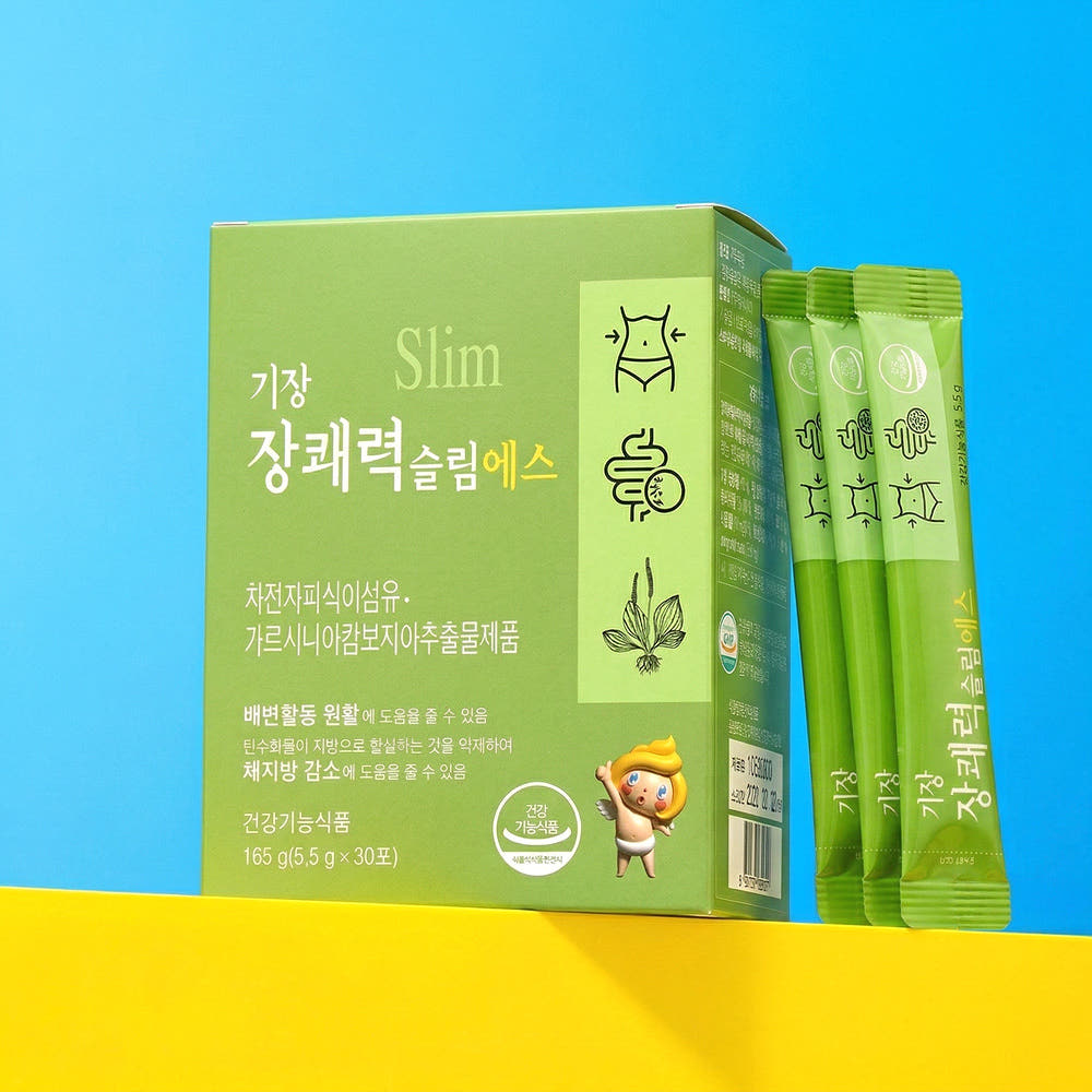 장쾌력 수용성 식이섬유 영양제 차전자피 섬유소 보충제 장청소 화이바 30포, 1개