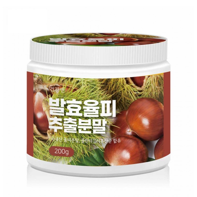 건강앤 발효 율피 추출분말 200g 국산 발효 율피가루 - 상품 이미지