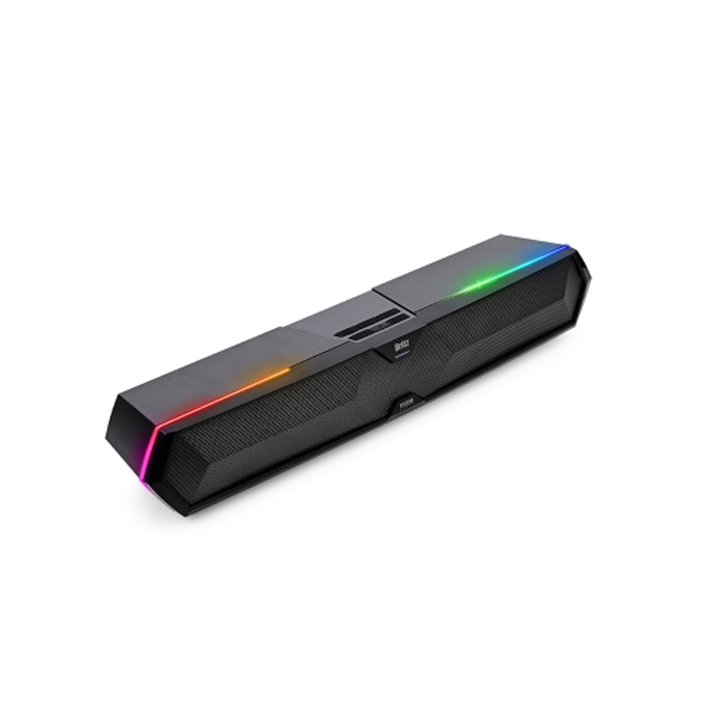 브리츠 게이밍 사운드바 블루투스 5.3 스피커 RGB 무드등 2채널 서라운드 USB전원 - 상세 이미지 2