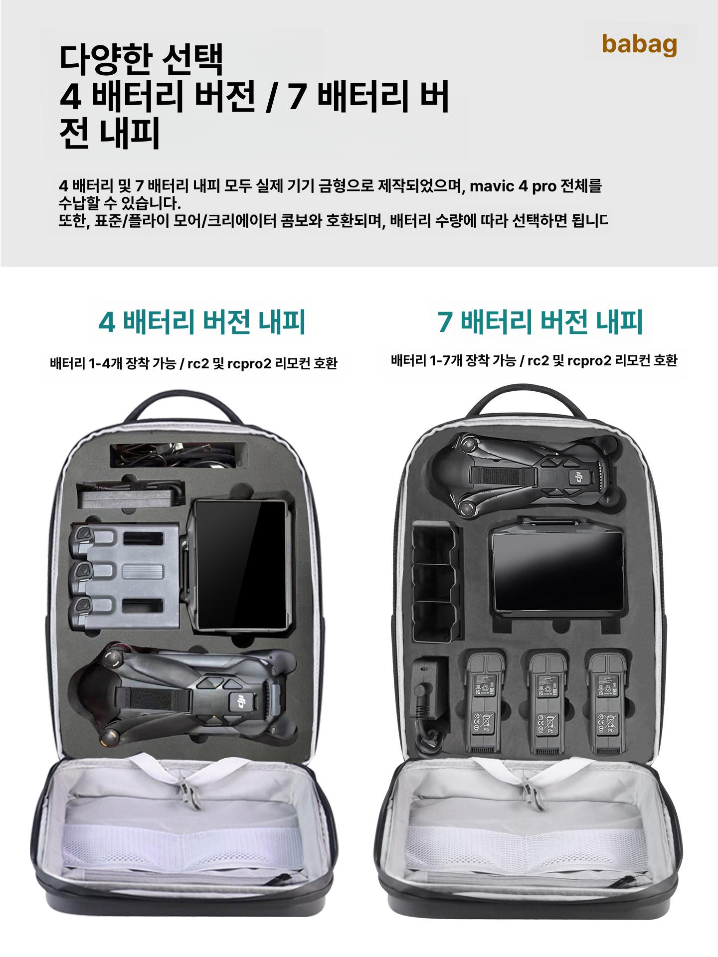가방 케이스 백팩 방수 수납 충격 보관함 박스 - 상세 이미지 3