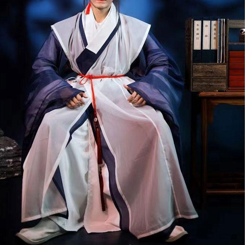 한복 도포 무예복 남성 두루마기 1 남자 조선시대 양반 레드 S - 상세 이미지 2
