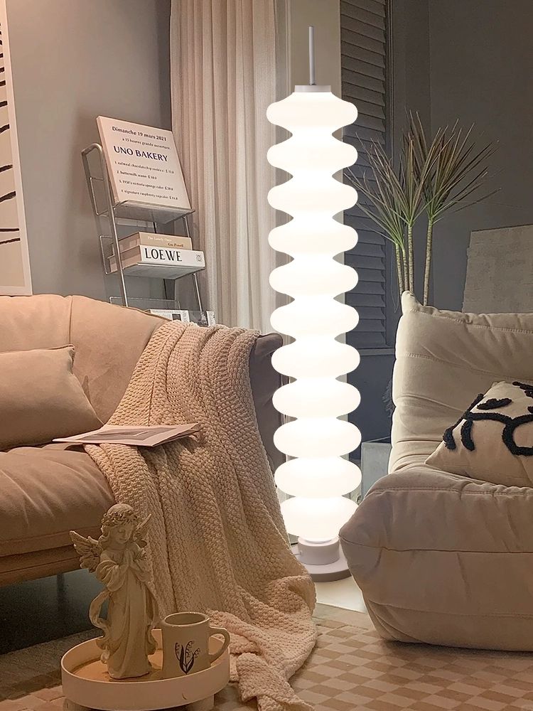 플로어램프 거실 웨이브 카페 LED 조명 웜라이트 - 상세 이미지 4