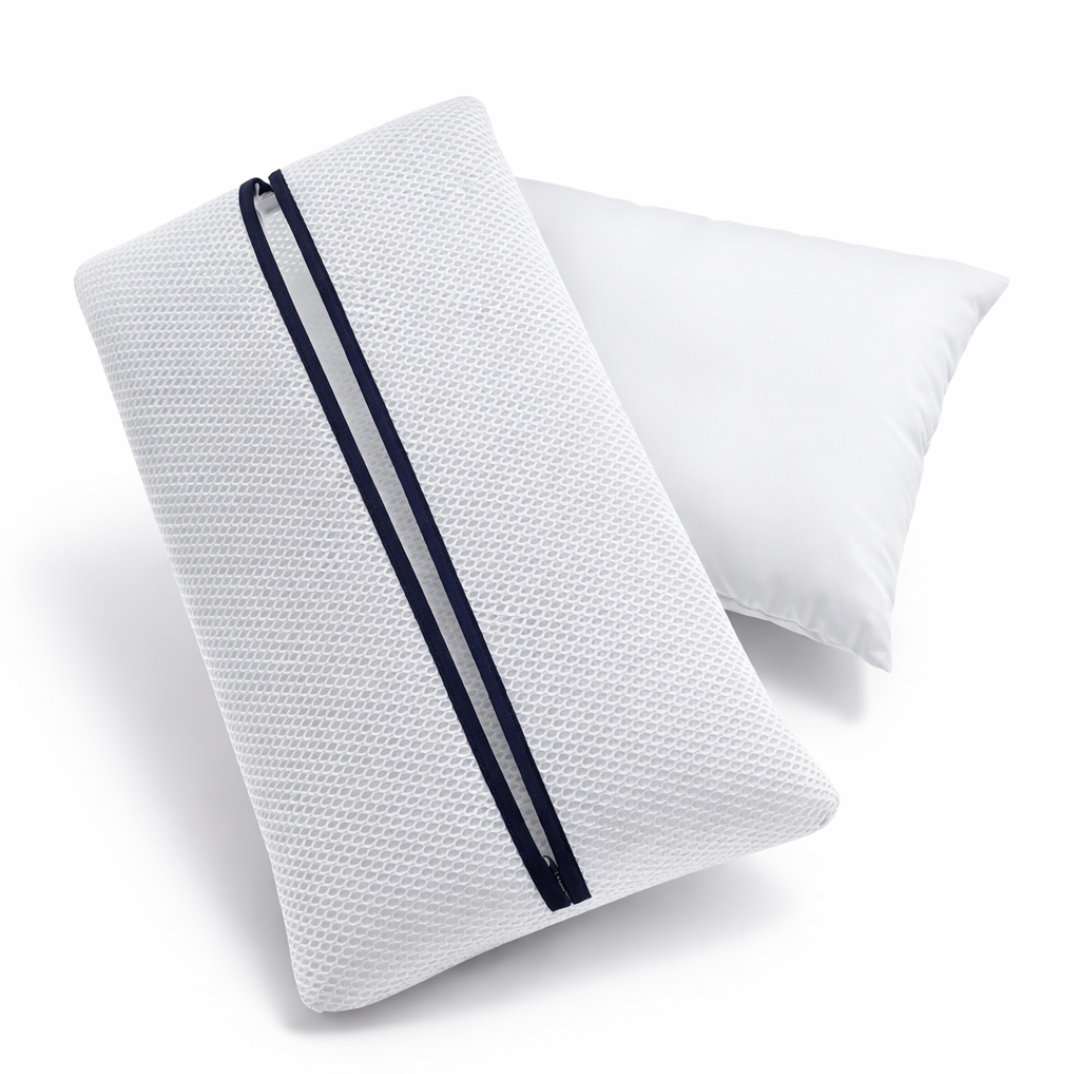 슬래빗 목편한 기능성 메모리폼 경추 베개 낮은 높은 에어매쉬 캠핑