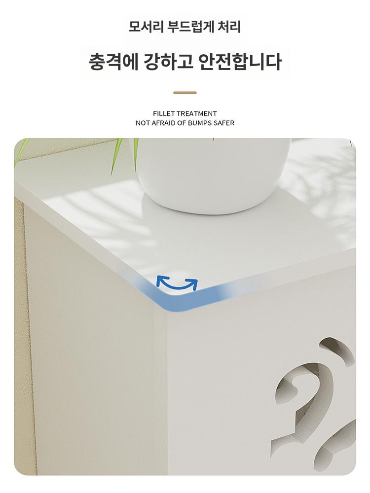 난방 가림막 보일러분배기 구멍마개 벽 배관커버 선플라워 길이 50 높이 60 깊이 15 - 상세 이미지 4