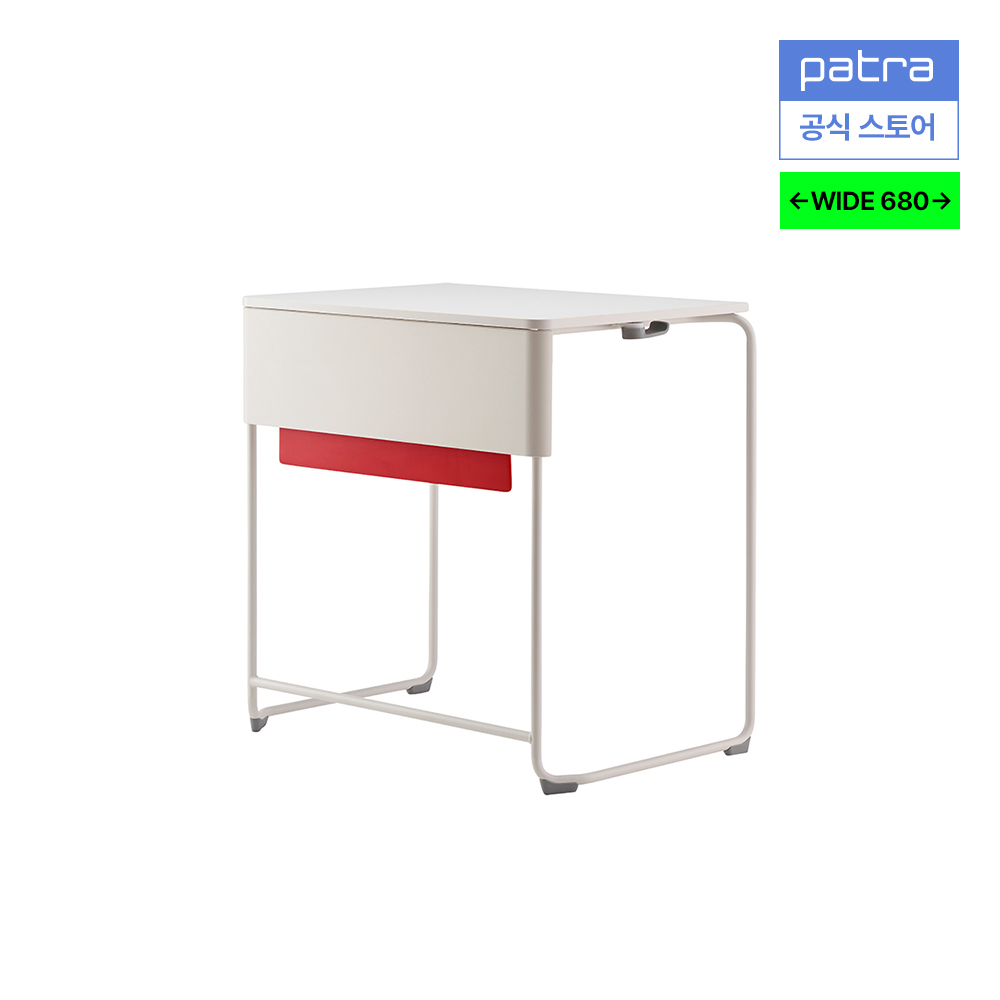 파트라 T7 학생 학원 강의실 1인용 책상 DA7107W-S - 상세 이미지 2