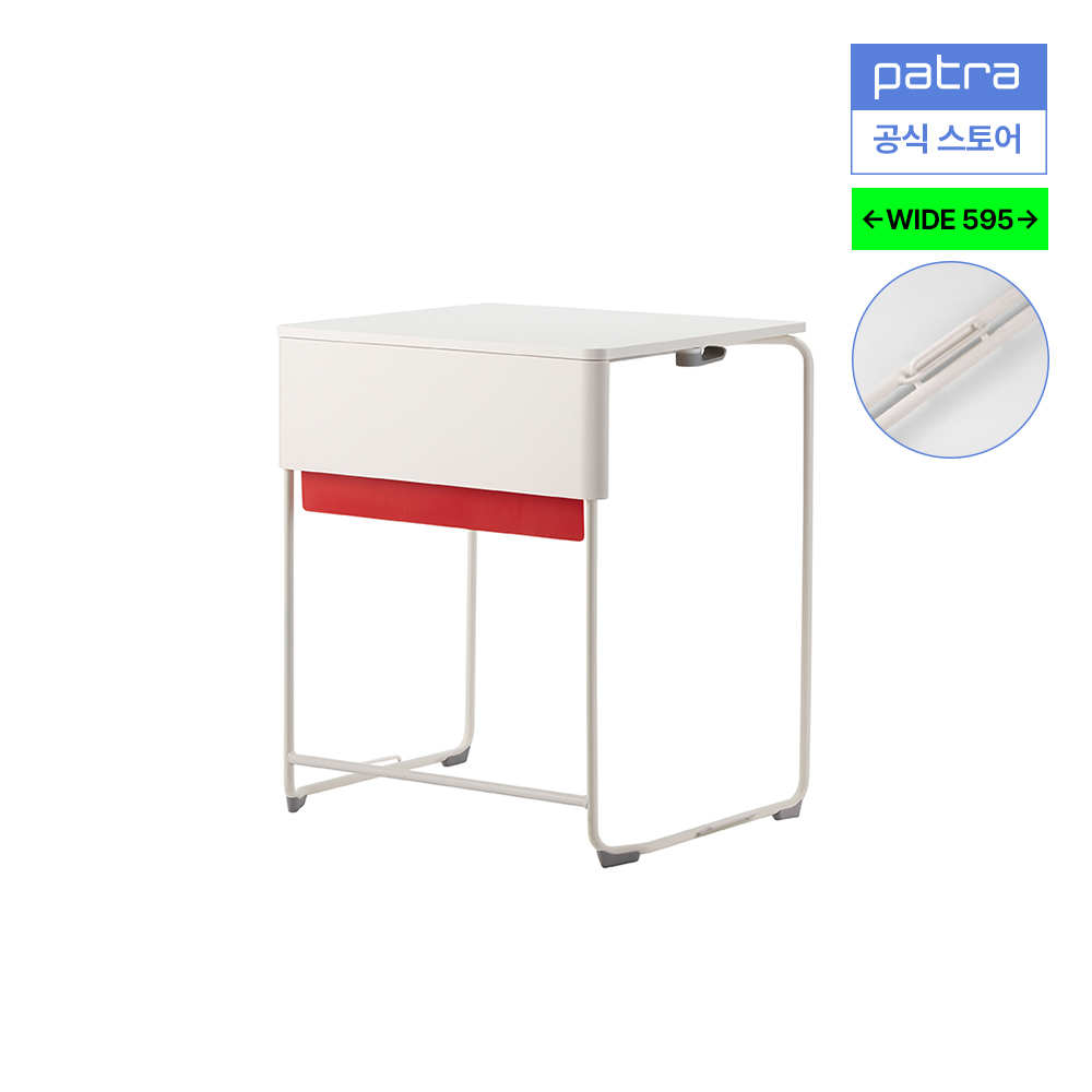 파트라 T7 학생 학원 강의실 1인용 책상 DA7106L-S - 상품 이미지