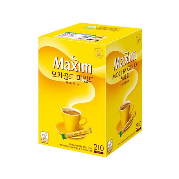 맥심 모카골드 마일드 커피믹스 스틱 210T - 상품 이미지