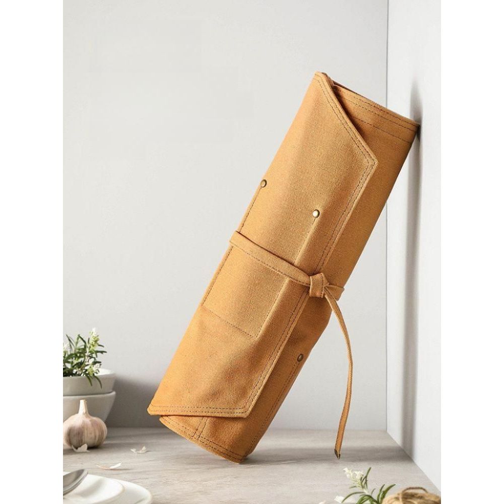 나이프 칼케이스 주방 칼가방 보관함 가죽칼집 가방 롤 칼 보관 칼꽂이 칼집 - 상품 이미지