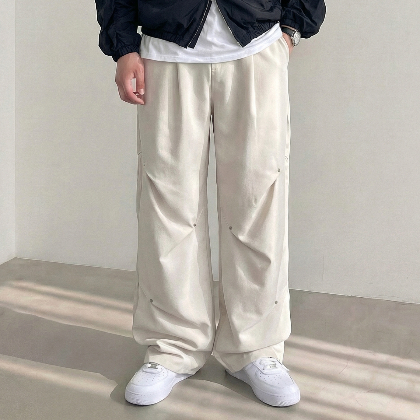 1+1 파라슈트팬츠 남자통바지 남자벌룬팬츠 이미지 6