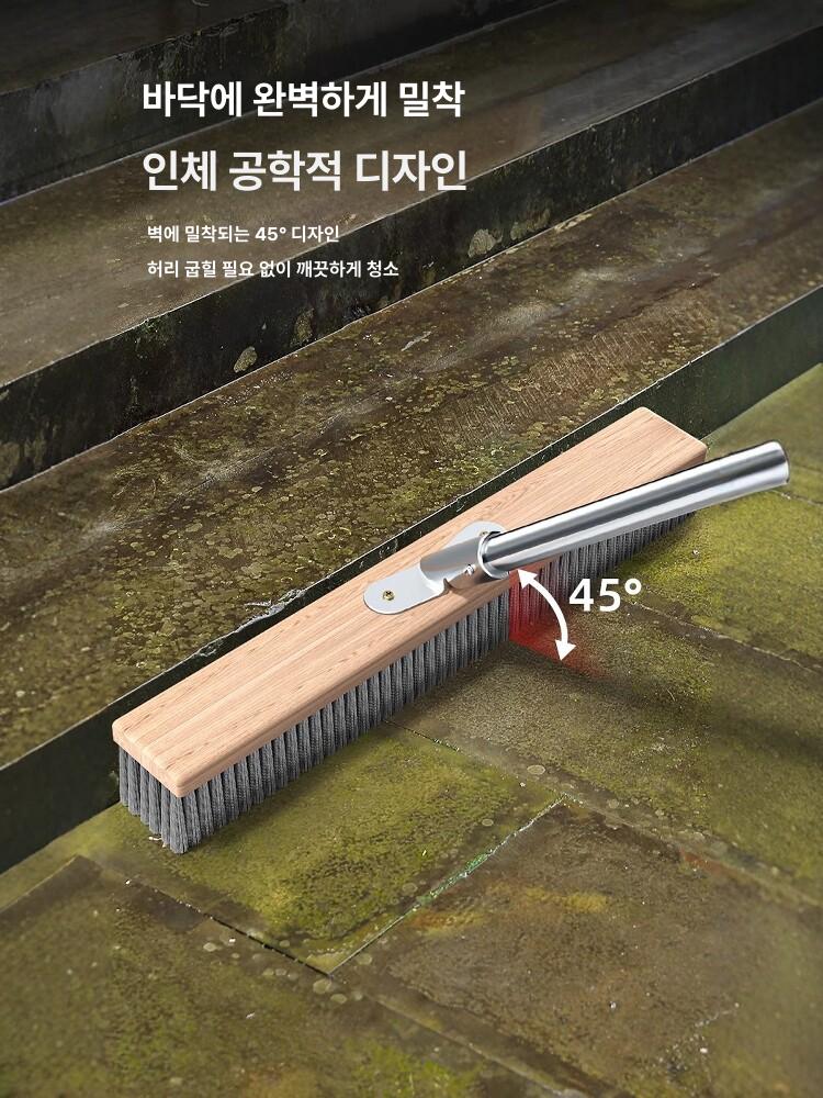 바닥 쇠브러시 이끼 스테인레스 산업용 막대 20cm - 상세 이미지 4