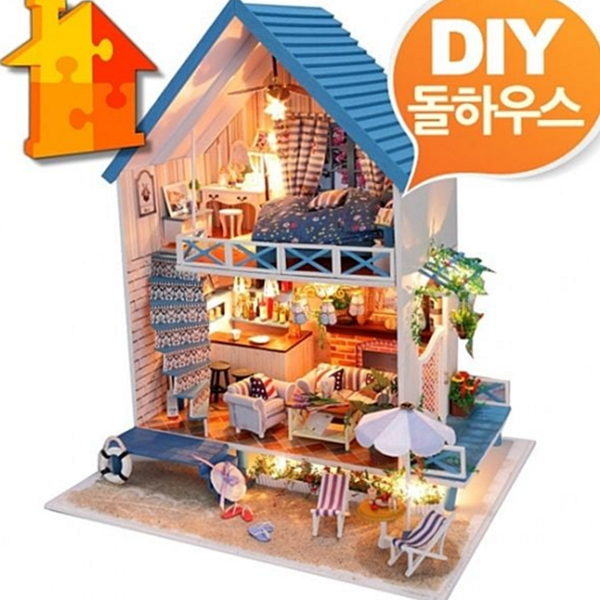 수제 diy 돌하우스 키덜트 미니어처 만들기 장식용 모형집 - 상품 이미지