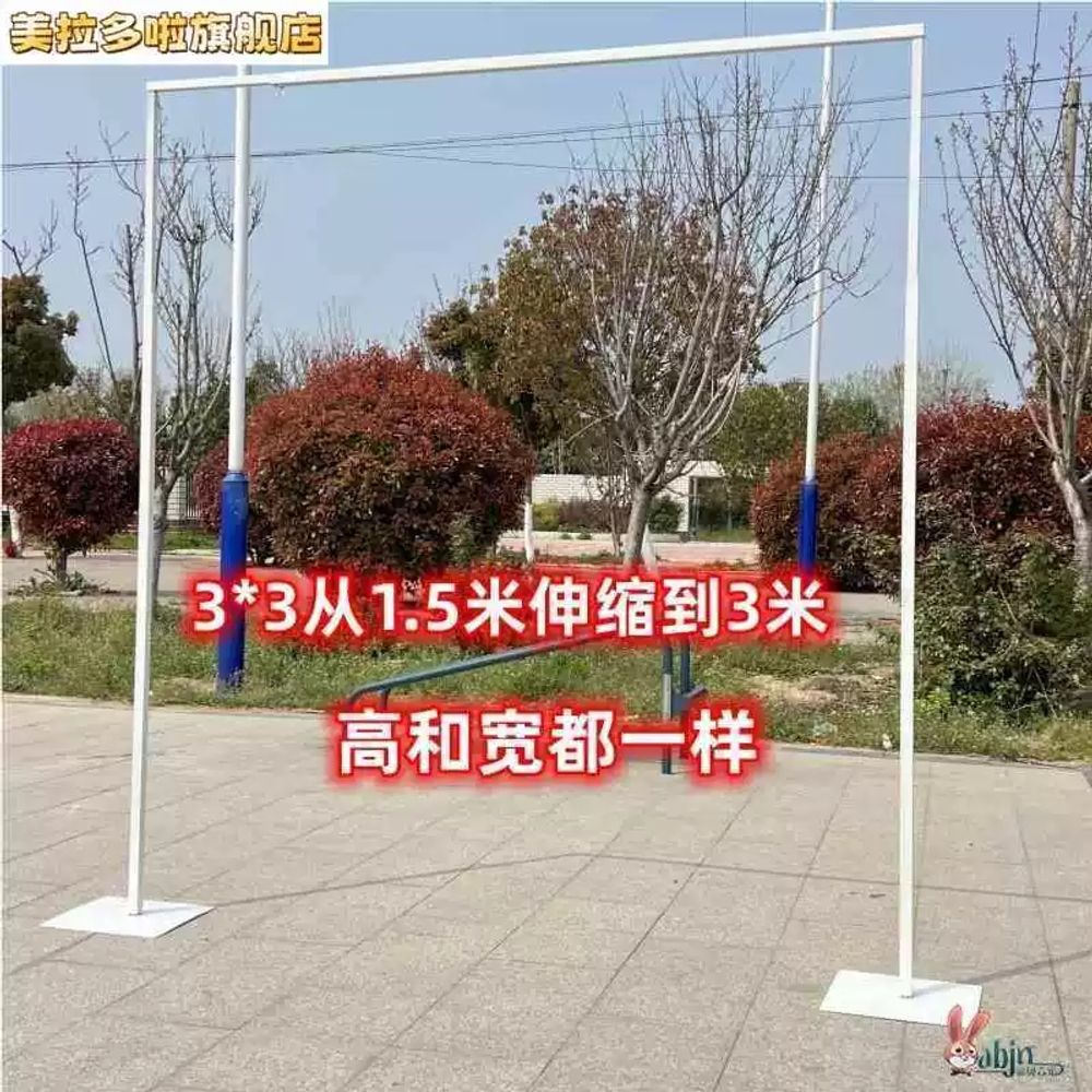 플라워월 조화장식 포토존 너비 높이x2m 형-골드 2m 꽃꽂이 프레임 - 상세 이미지 4