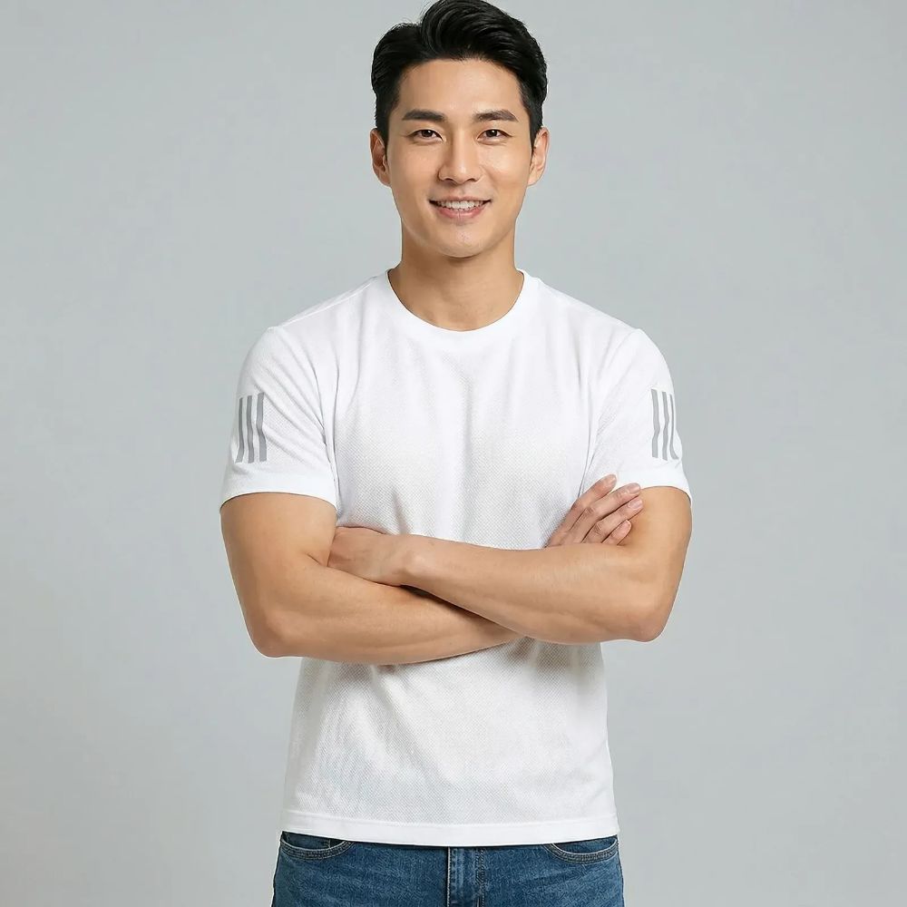 여름쿨링티셔츠 메쉬반팔 머슬반팔티 근육티셔츠 마라톤 이미지 6