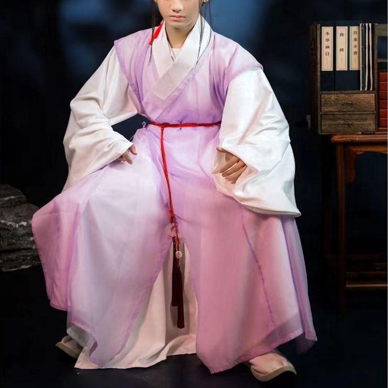 한복 도포 무예복 남성 두루마기 1 남자 조선시대 양반 레드 S - 상세 이미지 3