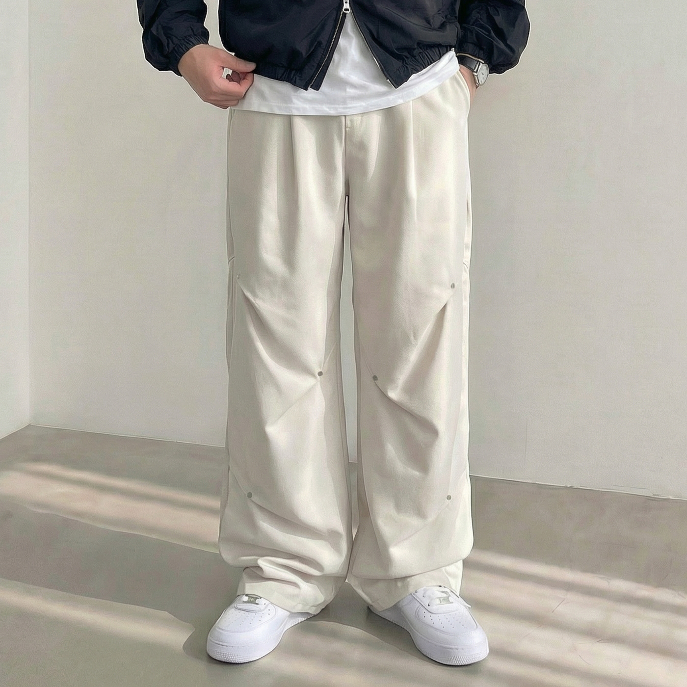 1+1 파라슈트팬츠 남자통바지 남자벌룬팬츠 이미지 7