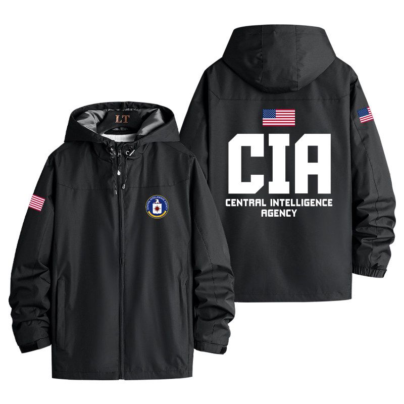 CIA 요원 자켓 바람막이 경찰 밀리터리 스파이 - 상세 이미지 5