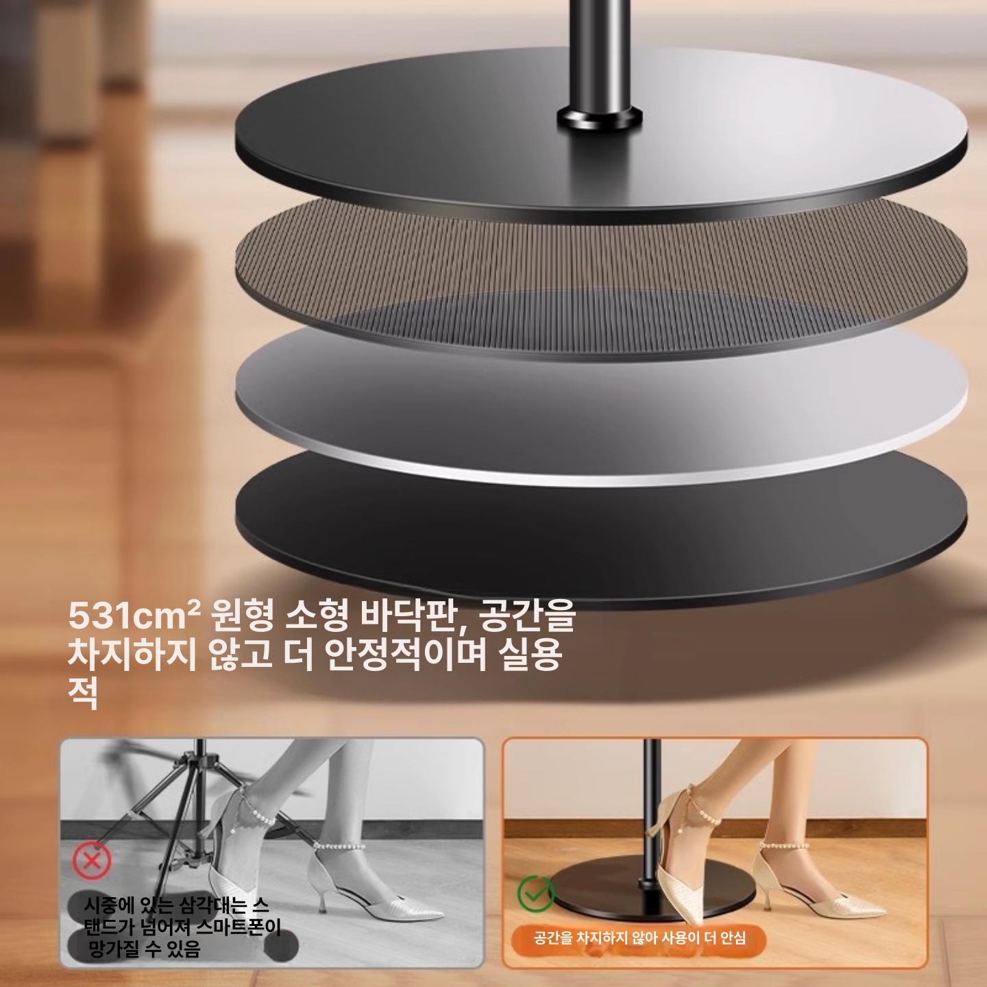 마이크 스탠드 아이패드 홀더 트레이 받침대 태블릿 K-싱잉 클립+태블릿 클립 트레이 포함 - 상세 이미지 5