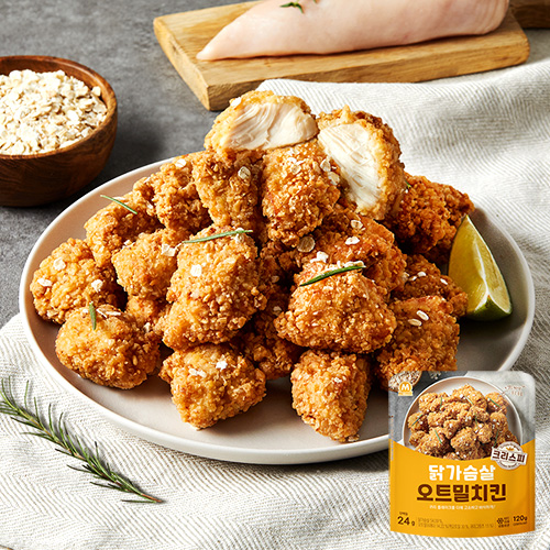 미트리 닭가슴살 오트밀치킨 3종 12팩 - 상세 이미지 5