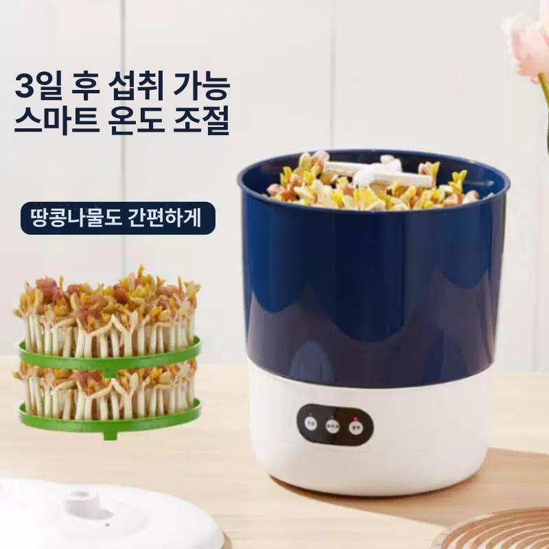 가정용 콩나물 재배기 새싹 기계 숙주 키우기 시루 대용량 소형 콩나물재배기 기르기 발아 - 상세 이미지 3