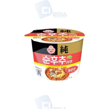 갓뚜기라면 오뚜기 순후추라면 매운맛 큰컵 컵라면 8개