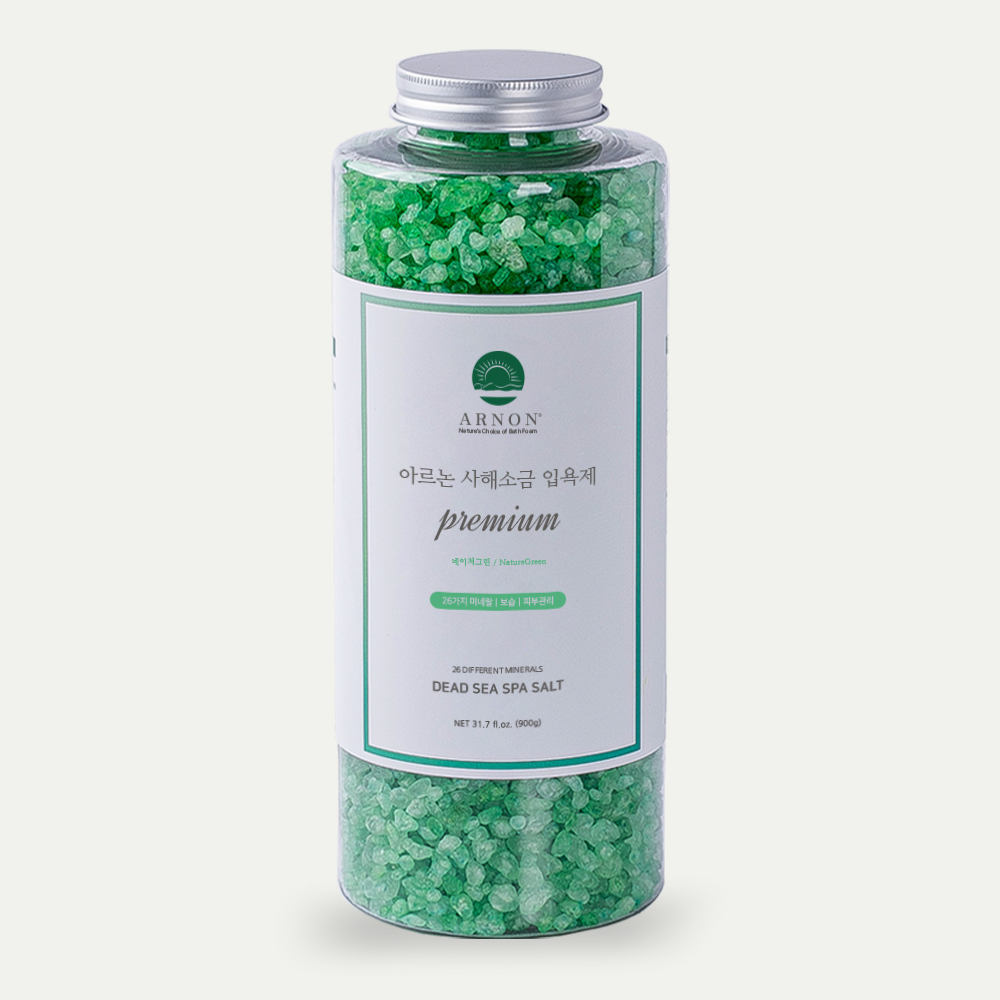1+1 아르논 사해소금 입욕제 프리미엄 900g 네이처그린 바쓰솔트 배스 반신욕 목욕 족욕 이미지 7