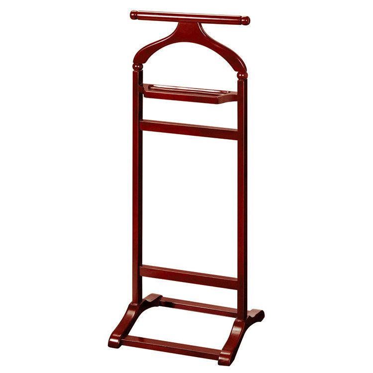 원목 스탠드 코트랙 호텔식 수트 행거 양복 드레스룸 A섹션 430x400x1150 mm - 상품 이미지